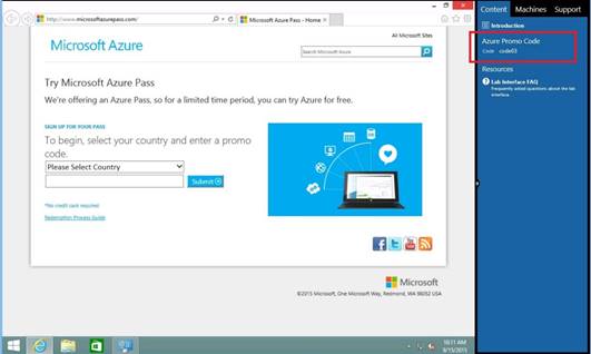 Machine generated alternative text:http://wvwv. microsoftazurepass.com ...